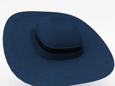 PBR Fedora Modeling Free low-poly 3D model