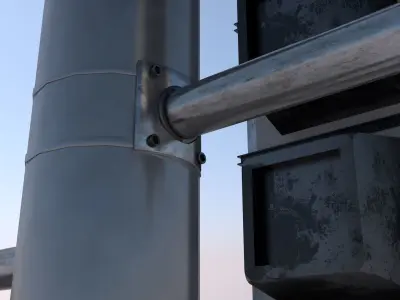 Traffic light 3D model