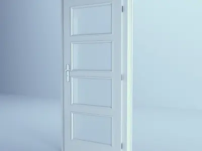White Door 12 3D model