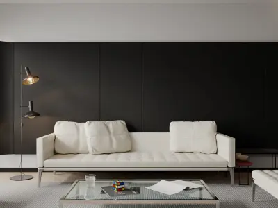 apartment interior scenes     3D model 5
