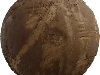 Muddy Rutted Ground Texture Texture