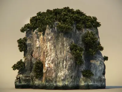 Thailand Rock 1 3D model