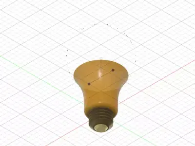 LED Light Bulb 3D print model
