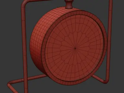 table clock 020 Free 3D model