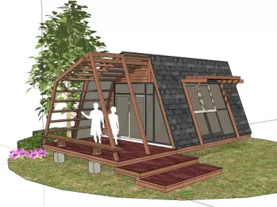 Creative Design-Holiday Cabin-052 3D model
