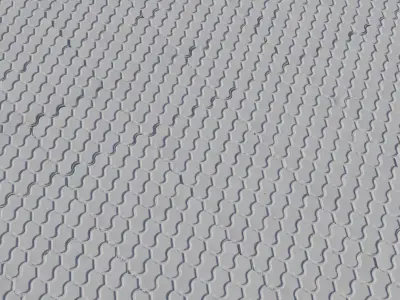 High Quality Interlocking Paver Tiles Seamless Material Texture