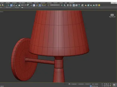 Ramsey  1 Light Wall Mount Low-poly 3D model