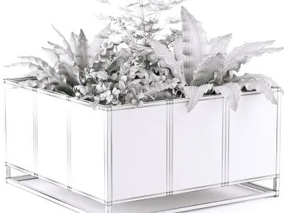 Garden bed square Consuela La Redoute 3D model