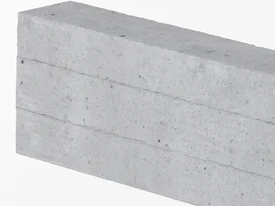Beam concrete ceiling  3D model