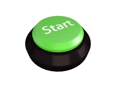 Start Button V1 035 Low-poly 3D model