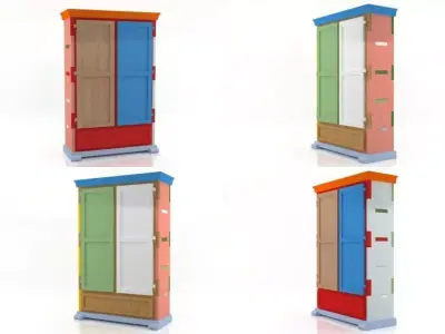 Paper Cupboard 3D model