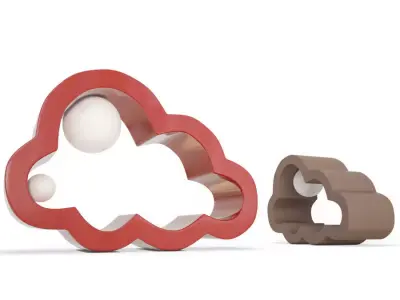 Table Lamps Cloud 3D model