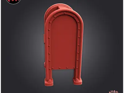 Mailbox 3D print model
