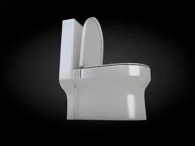 TOILET Low-poly 3D model