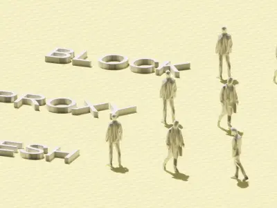 Axonometric People Pack for Architectural Visualization Low-poly 3D model