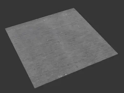 Ultra realistic Tiles Floor Scan 3D model get