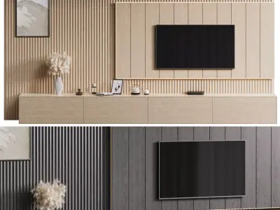 TW Wall  Set N2 3D model