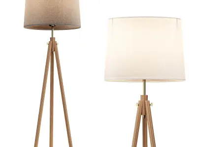 Floor lamp Calvin floor lamp 3D model