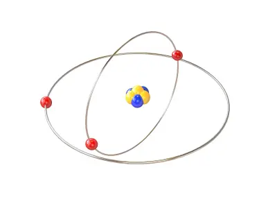 Lithium Chemical Element v2 002 Low-poly 3D model