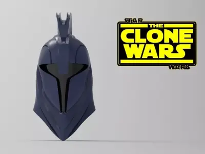 Senate Guard Clone Wars helmet STL file for 3d print 3D print model