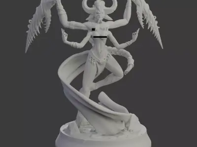 Slannesh Ballarina Demon  3D print model