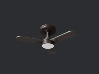Ceiling Fan Low-poly 3D model