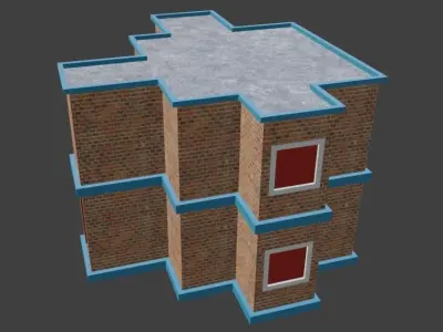 Building Low-poly 3D model 39