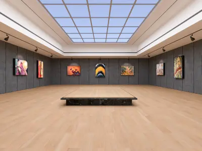 Art Gallery Exhibition 2 3D model