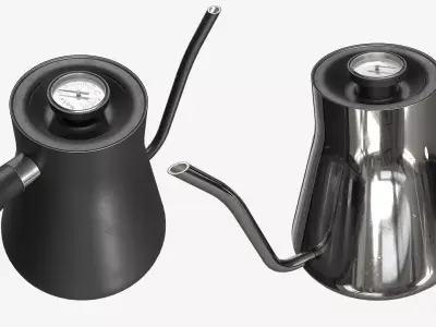 Tea Coffee Drip Kettle - 003 Low-poly 3D model