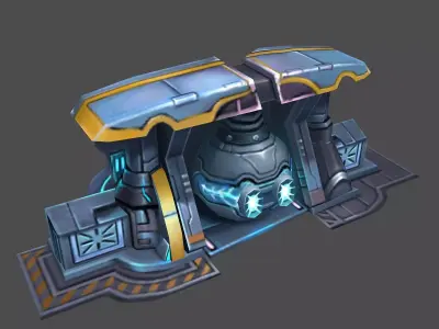 Wall Fortress - Frozen Type 09 3D model
