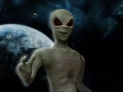 Alien or martian 3D model