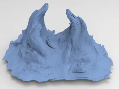 pumapunku Mountain 4  3D model