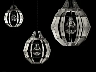 Cage Pendant Lamps by Dare Studio 3D model