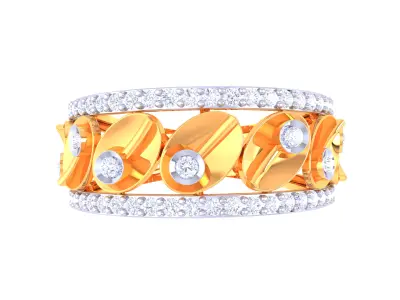 Women Ring  Render 3dm STL OBJ FBX Details 3D print model 146
