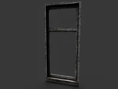 Windows Old-Version 04 Low-poly 3D model
