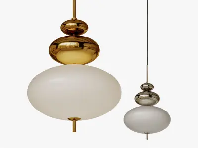 Pendant Mitzi Elsie Brass And Nikel 3D model