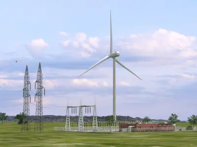  Solar and Wind Power Plant Collection 