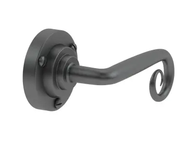 Circle Stonebridge Curl Door Handle 3D model