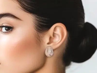 earring solenne 3D print model