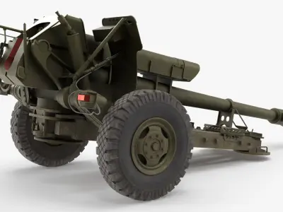  122 mm Towed Howitzer Green 