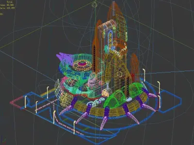 Mechanical Construction - Leadership Command Center 3D model