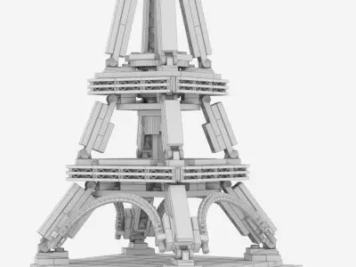 Lego Architecture Collection 3D Model Pack