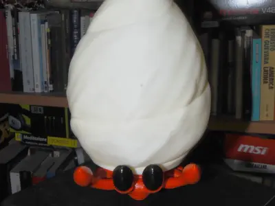 Hermit-Crab printable lamp  3D print model