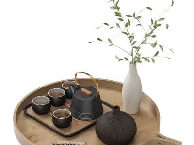 Decorative set 18 3D model