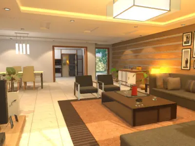 Smiths Home 1 Low-poly 3D model