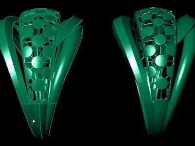 fusion ring 3D print model 10