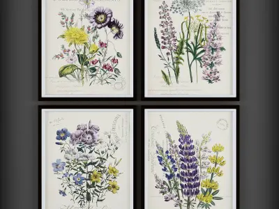 Collection of Picture Frames - 20 sets 3D Model Pack 2