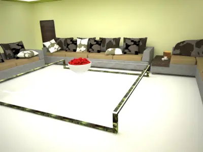 Living Room 3D model