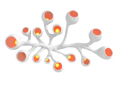 Fertility Form illuminated sculpture by Rogan Gregory   3D model