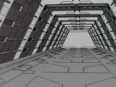 Syfy Corridor 3D model